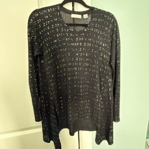 Sass & Bide black & gold electric feels knitwear small